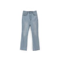 Korean direct mail miamasvin]] SELECT] Elastic band flared jeans