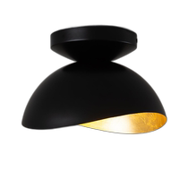 nova of californiaLuna Bella Recessed Ceiling Light - Matte Black and Gold Foil