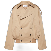 Hong Kong direct mail trendy luxury LOEWE womens puffed short cotton twill jacket 000798