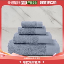 Frette Eternity Face Wash Cloth - Medium Sky Blue (American Outlet) Straight Hair