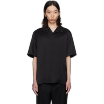 (Direct Mail from the United States) Jil Sander) Black Open Collar Shirt