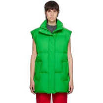 Hong Kong Direct Mail Trendy Luxury Stand Studio Womens Green Zola Down Vest 61738