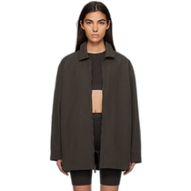 Hong Kong direct mail trendy luxury Essentials womens gray zipper jacket 202BT224190F