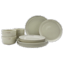 Staub Ceramic 12-piece Dinnerware Set - White Truffle (American Outlet) Straight Hair