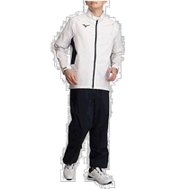 (Direct mail from Japan) Mizuno Mizuno Golf Mens Raincoat Upper and Lower Set 52MG1A01 Light Gray 2