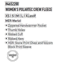 Japan direct mail VOLCOM WOMENS POLARTEC CREW FLEECE womens hoodie snow jacket