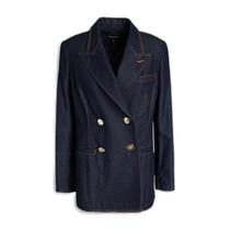 Hong Kong direct mail fashion luxury Emporio Armani Emporio Armani womens double-breasted denim