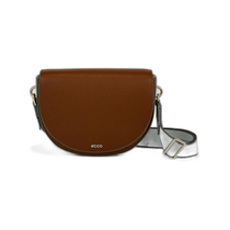 US Direct Mail ECCO Saddle Bag Wet Almond Pebble Leather Aibu
