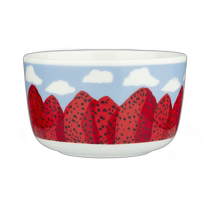 Marimekko Strawberry Bowl - Off-White (American Outlet) Straight Hair