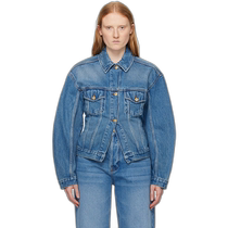 Hong Kong direct mail trendy luxury Jacquemus womens blue Les Sculptures series La vest