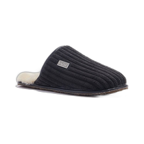 Australia Luxe Collective Closed Mule Leather Slides - Black (USA