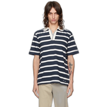 Hong Kong direct mail trendy luxury Paul Smith Paul Smith mens striped short-sleeved Polo shirt M1R0