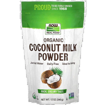 Hong Kong hair straightening NOW organic coconut milk powder nutritional supplement rich creamy fragrance 340g nuts