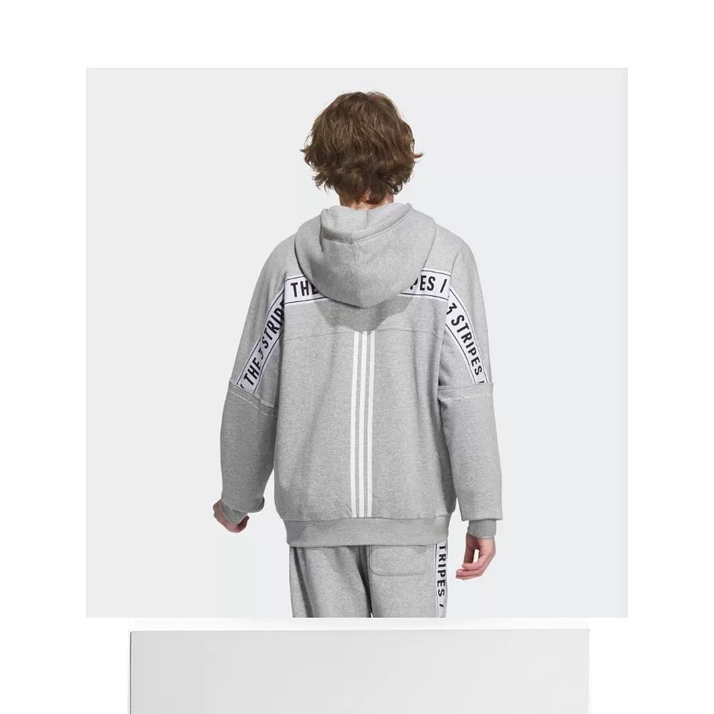 Adidas, спортивная майка, бархатный свитшот для мужчин и женщин с молнией и капюшоном