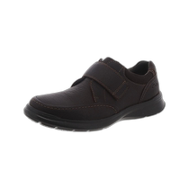 clarksWoodall Strap Mens Leather Casual Fashion Sneakers - Brown (USA Outlet