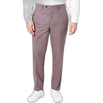 tallia Mens Wool Blend Office Dress Pants - Plum (American Outlet) Straight Hair