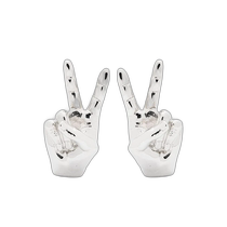Hong Kong direct mail Y PROJECT womens earrings 640EA017C01SILVE