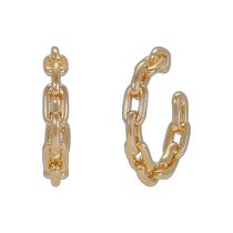 Hong Kong direct mail trendy luxury Front Row womens Curb 40468 ear clip