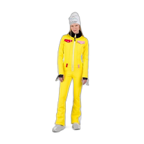 US Direct Mail Rossignol Womens JCC Sublime Warm Ski Jumpsuit (Real Yellow) RLN