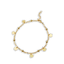 Savvy cie jewels gypsy moon anklet yellow (American outlet) straight hair