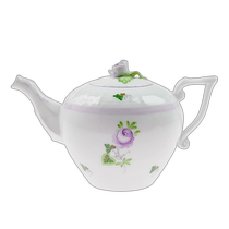 Japan Direct Mail Herend VRHL Vienna Rose Lilac Teapot 609