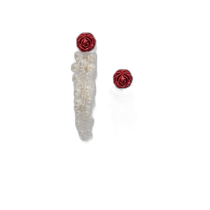 Hong Kong direct mail trendy luxury magda butrym womens ROSEDROP pendant earrings 905524RED