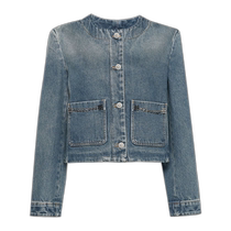 Hong Kong direct mail trendy luxury Givenchy womens long-sleeved denim jacket BW00NB5Y9N