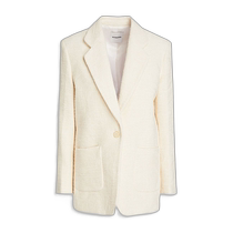 Hong Kong direct mail trendy luxury Sandro womens cotton tweed blazer SFPVE00666