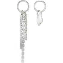 Hong Kong Direct Mail Fashion Luxury Justine Clenquet Womens Silver Ewan Earrings Ewan Earri