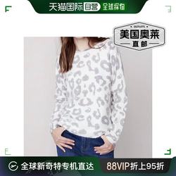 charlie b grey and white animal print crew neck raglan sleeves inner print - gray and white animal print