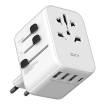 Korean direct mail SKYLAB 17W travel conversion plug SKY-TMA17W