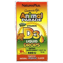 Hong Kong hair straightening NATURE’S PLUS naturally plus vitamin D3 drops orange flavor vegetarian 10ml