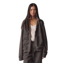 Korean direct mail ezio universal coat hooded zipper