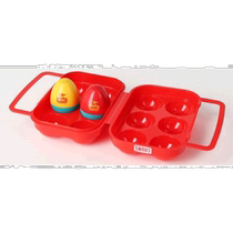 Self-operated｜Chums Qiaqia Bird Egg Storage Box Red Portable Storage Box with Cover Anti-fall Storage