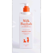 Korean direct mail MilkBaobab childrens APG tear-free shower gel 500ml bubble gum scent 7 barrels
