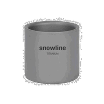 Hong Kong direct mail Snowline titanium metal cup metal silver wear-resistant strong practical portable travel 120ml