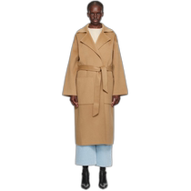 Hong Kong direct mail trendy luxury Nanushka womens logo lace-up coat NW20CROW008