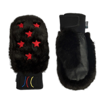 Rossignol JCC Womens Draki Eco Fur IMPR Waterproof Gloves (Black) Directly Mailed from the United States