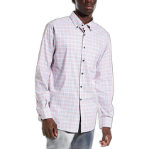 Scott Barber Performance Plaid Shirt - Orange (USA Outlet) Straight Hair