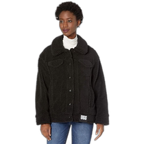 Hong Kong direct mail trendy luxury Ugg womens Frankie furry motorcycle jacket