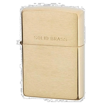 (Direct mail from Japan) ZIPPO lighter SOLIDBRASS golden matte old 204 ZIPPO brass