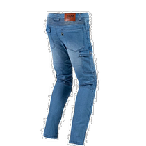 Japan direct mail Nankai Nanhai mens and womens same style jeans light blue L size long style versatile