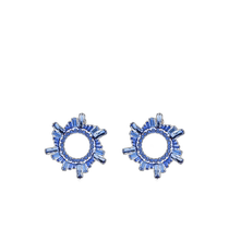 Hong Kong direct mail AMINA MUADDI womens earrings BEGUMCRYSTALSAPPHIRESILVER