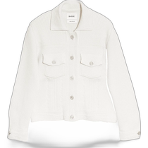 Hong Kong direct mail trendy luxury Barrie womens denim cashmere and cotton blend jacket C85220107