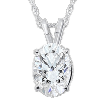 pompeii32 19 carat oval diamond solitaire certified lab grown diamond pendant 14k items