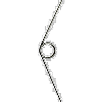 (Direct mail from Japan) Trusco Zhongshan right roll spring D12XL48 135 angle 2 rolls TS-33103RB