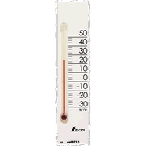 (Japan Direct Mail) Shinwa Assay Square Thermometer White Vertical 13 13 5cm 48715