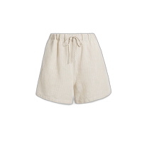 Hong Kong direct mail trendy luxury ONIA womens striped linen lyocell fiber blend shorts WCB2502