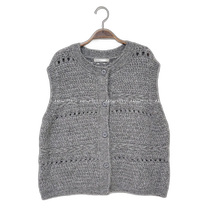Korean direct mail Natural Garden] Edith loose knitted vest