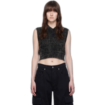 Hong Kong direct mail fashion luxury Alexander Wang Ms. Alexander Wang black 3D vest 1K